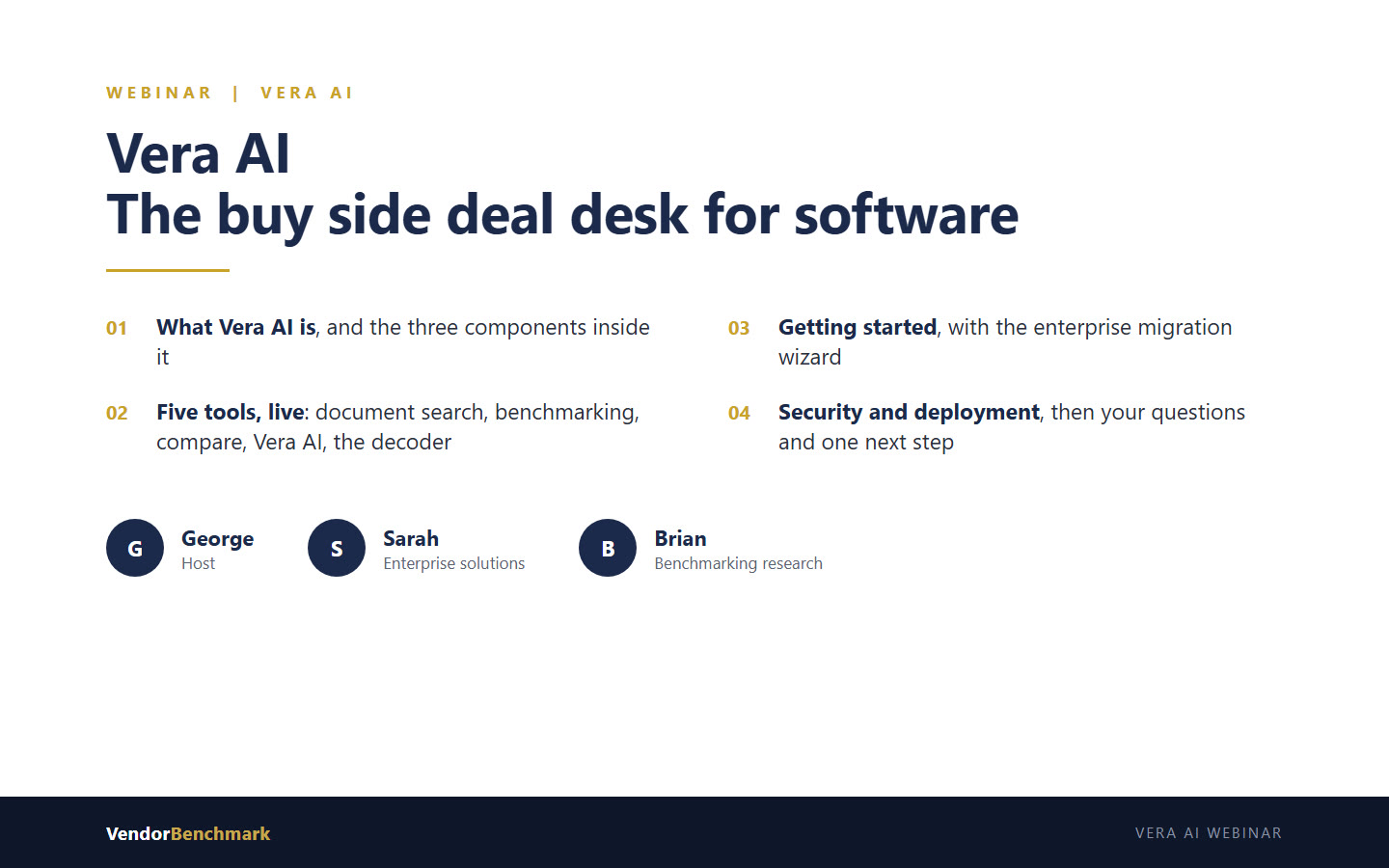 Introduction to Vera AI webinar