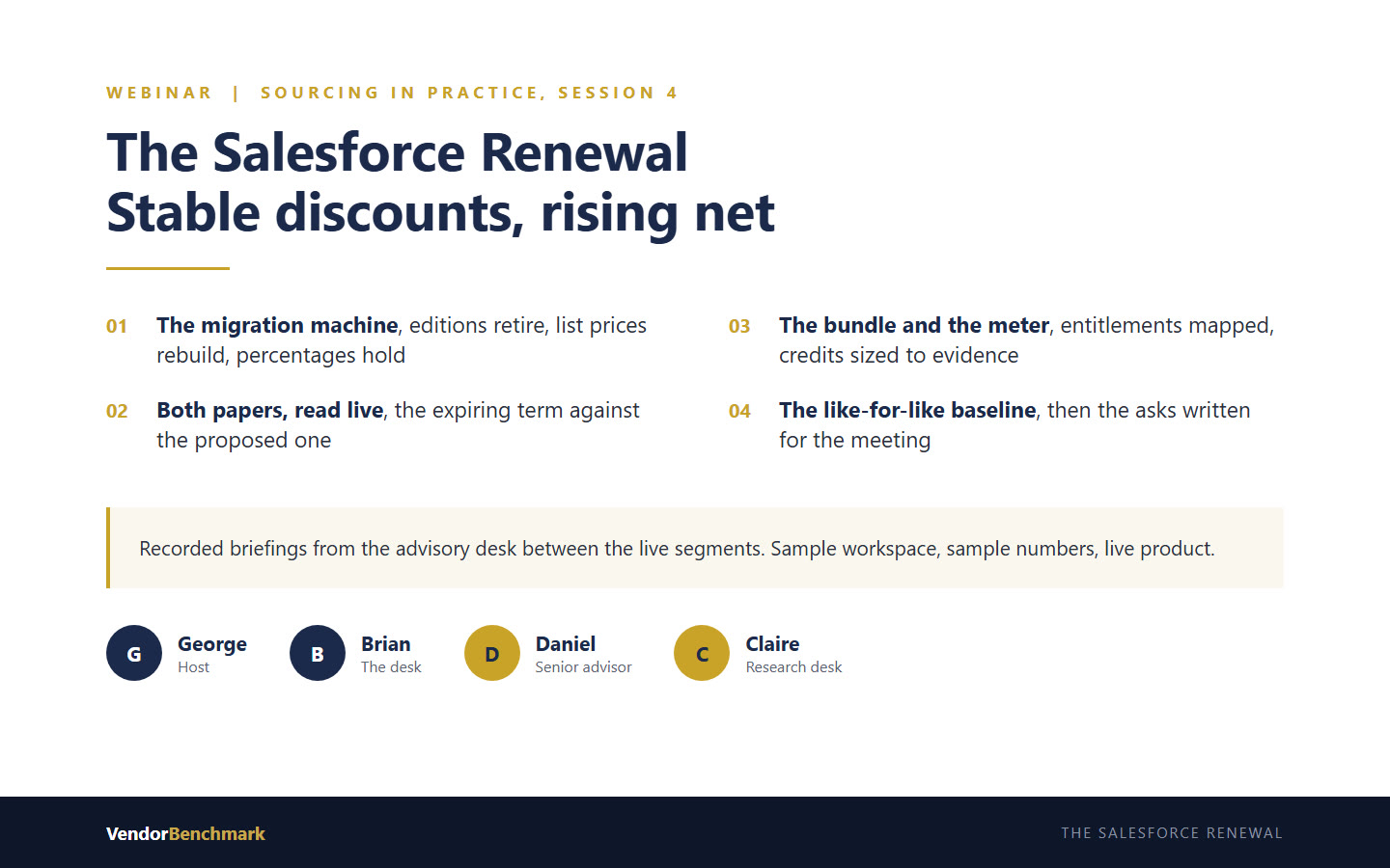 The Salesforce Renewal webinar