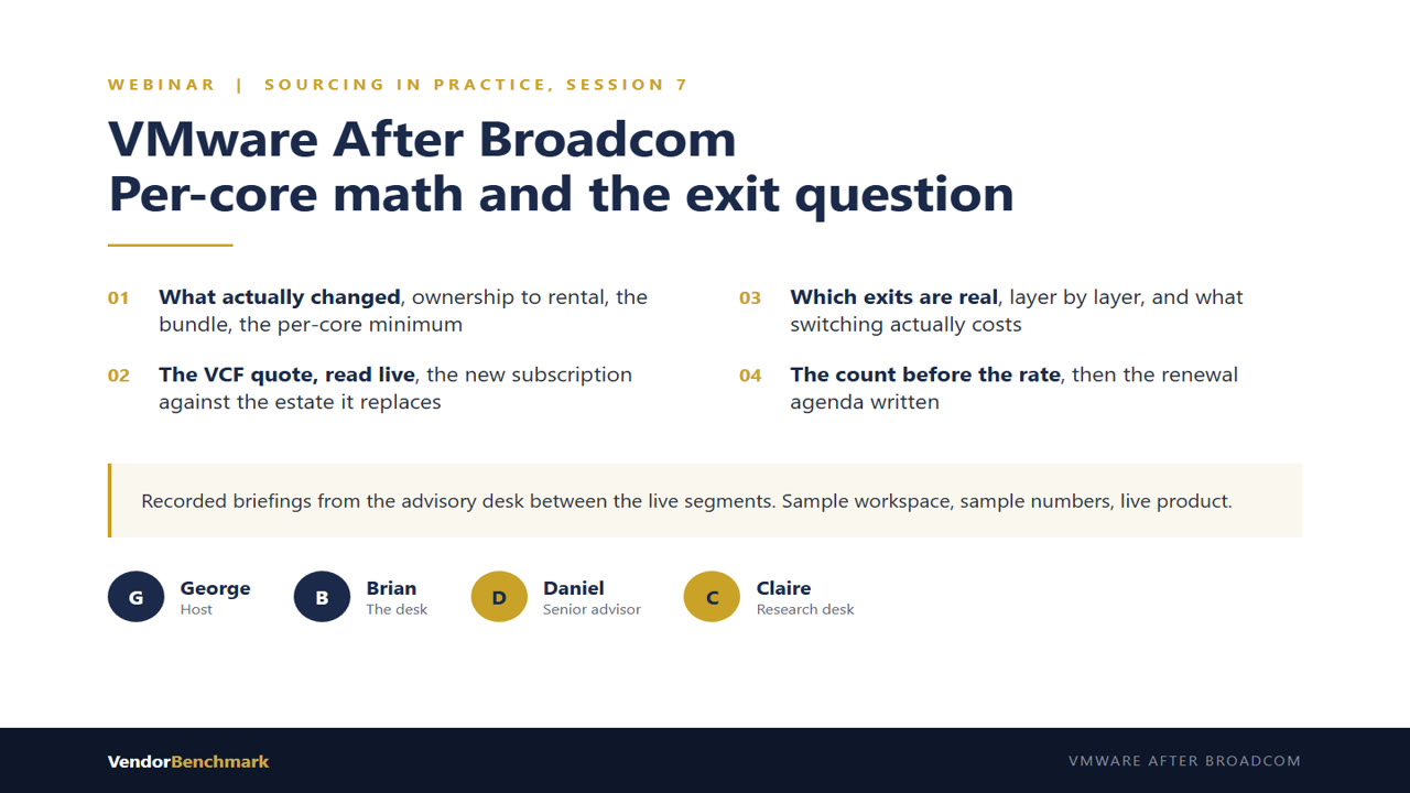 VMware After Broadcom webinar