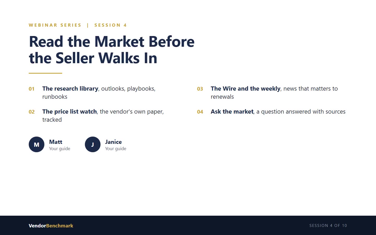 Read the Market Before the Seller Walks In webinar