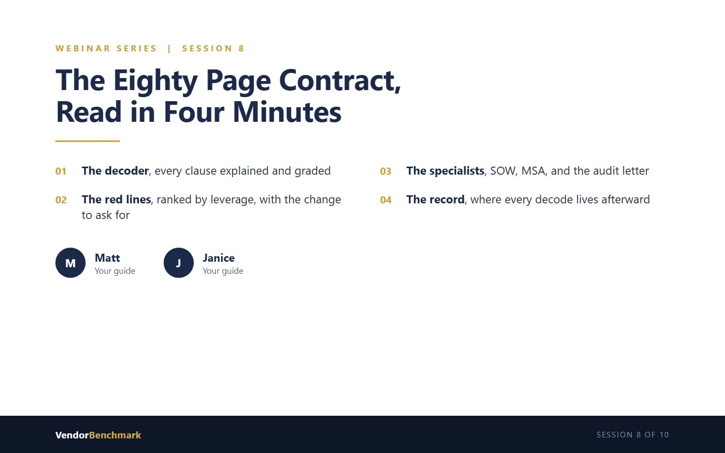 The Eighty Page Contract, Read in Four Minutes webinar