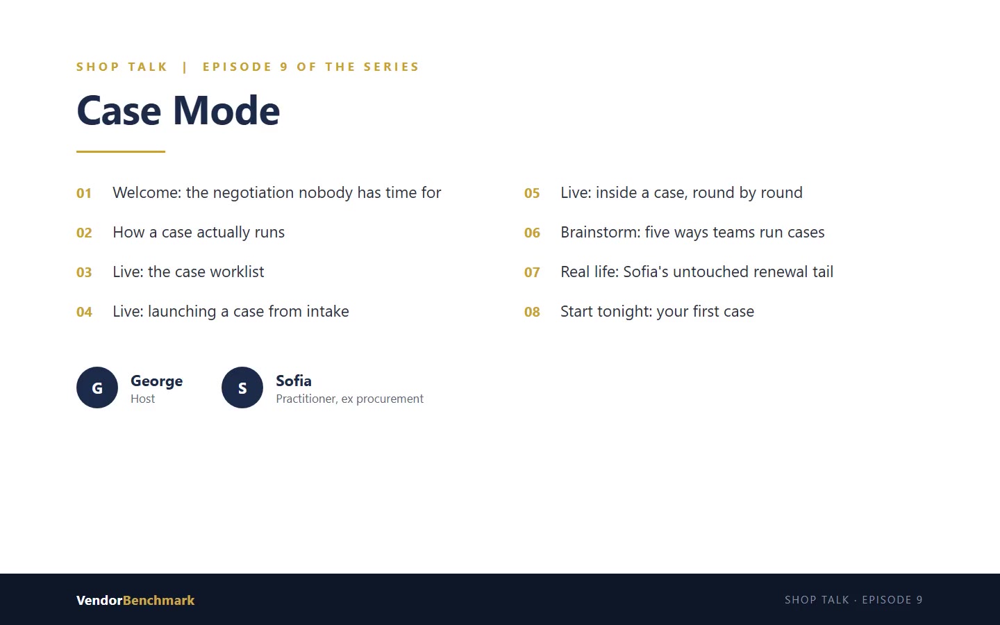 Case Mode Shop Talk episode
